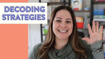 Decoding Strategies for Beginning Readers // how to teach kindergarten and 1st graders to decode
