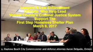 Volusia Criminal Justice Task Force Meeting.  March 8, 2017