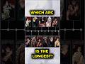 WHICH JJK ARC IS THE LONGEST? #shorts #jujutsukaisen #jjk