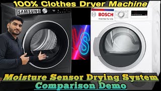 samsung heat pump dryer vs bosch condenser tumble dryer  | samsung dryer | bosch dryer | cloth dryer