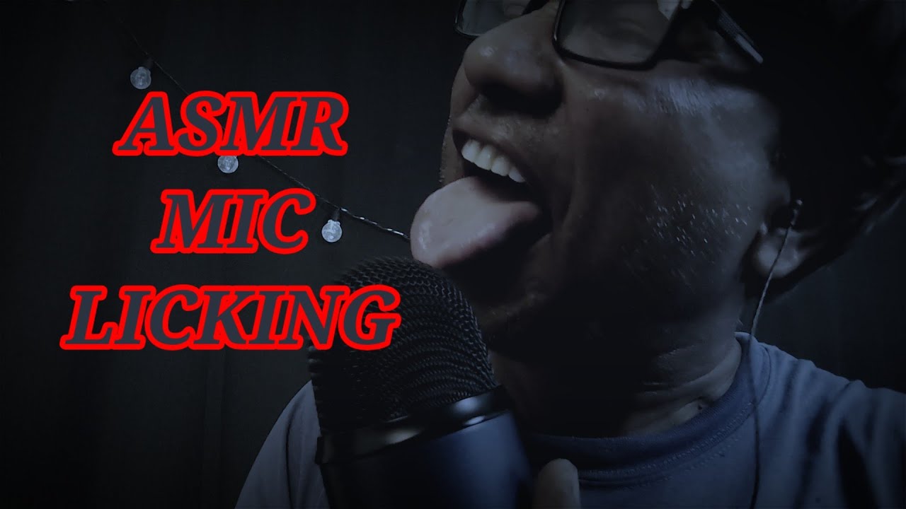 ASMR  Eating My Blue yeti with Mouth Sounds [Mic Licking]