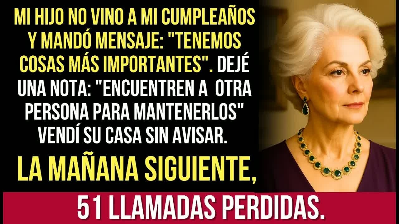Mi Hijo Me Envió Un Mensaje： ＂Tenemos Cosas Más Importantes＂ En Mi Cumpleaños De 65 Años - Entonces.