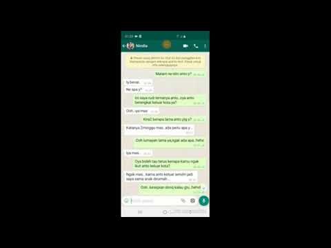 Chat mesra sama istri teman||Minta ditemenin....