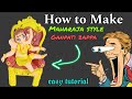 Maharaja Style Ganpati Bappa Making At Home With Clay | Easy Tutorial Ganpati Bappa #ytshorts #art