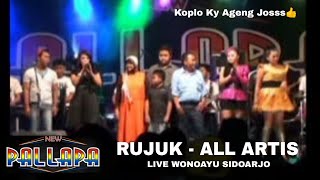 RUJUK KOPLO NEW PALLAPA Cipt. H Rhoma Irama - All Artis live Sumberejo Wonoayu