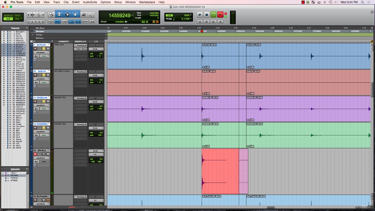 Creating Drum Samples in Pro Tools 1 of 4 YouTube