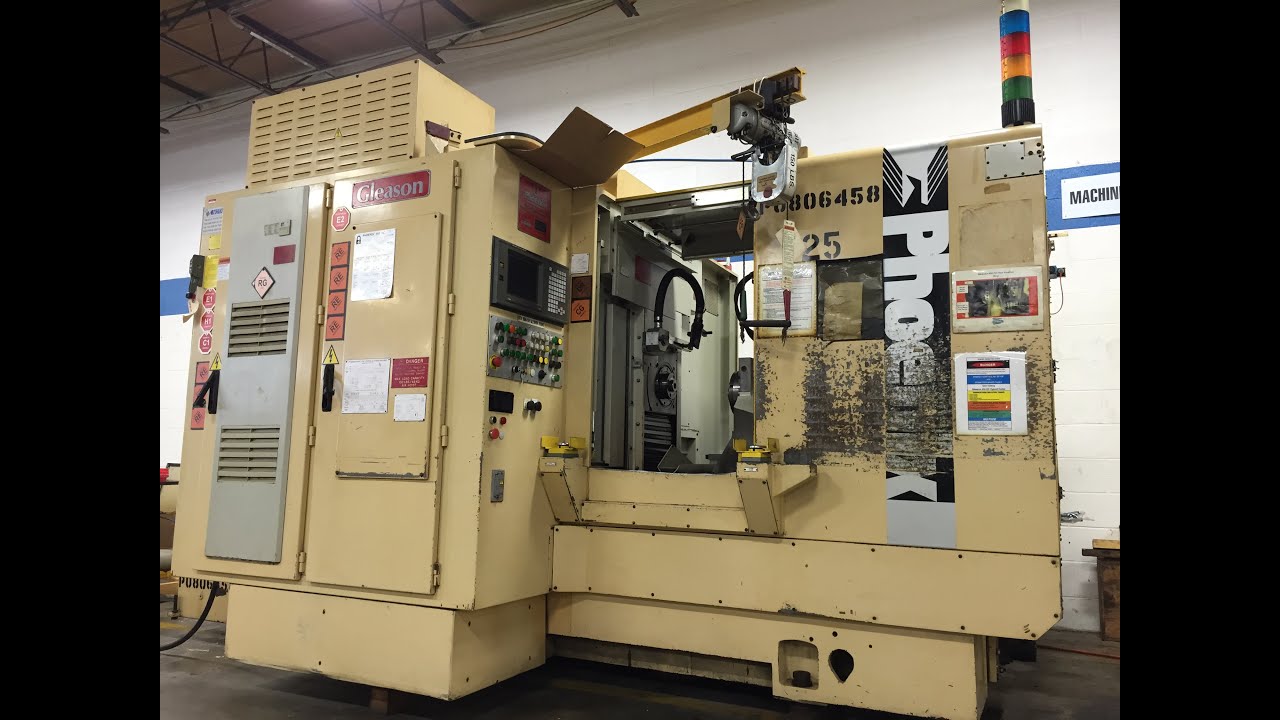Gleason 450 CNC Hypoid Gear Cutting Machine YouTube