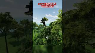 Instant 1000 MPH AccelerationBeamng Drive Survive Chance ??😱#beamng #foryou:#beamngdrivecrash