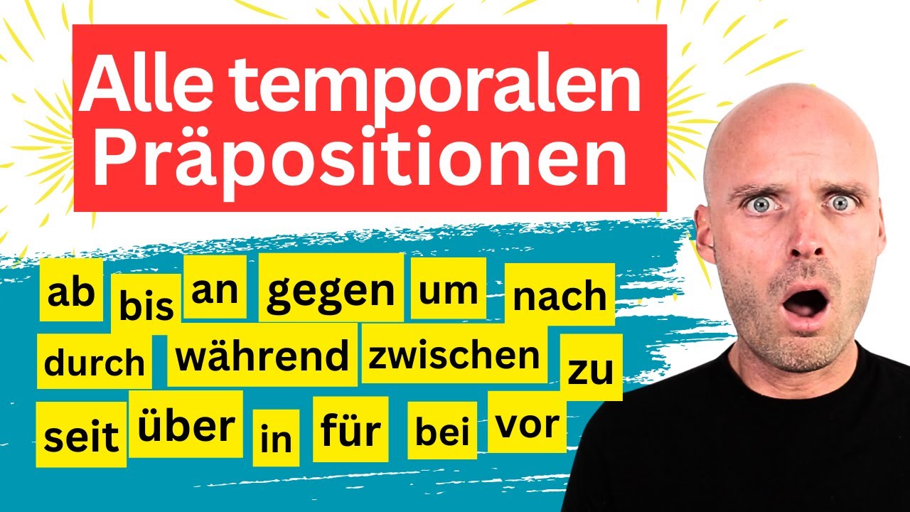 🛑 Benutzt du diese temporalen Präpositionen richtig? | Teste es jetzt! 🛑