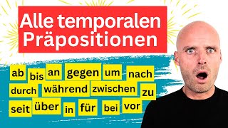 Benutzt du diese temporalen Präpositionen richtig? | Teste es jetzt!