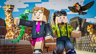 VISITAMOS UM ZOOLOGICO NO MINECRAFT !! AVENTURA COM MODS