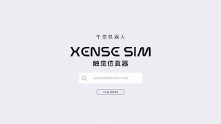 Xense Sim Tactile Simulator is Now live