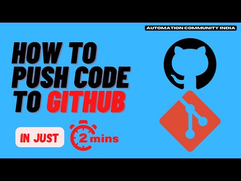 How to Push Code to Github