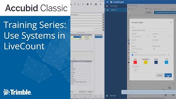 Accubid Classic Estimating & LiveCount: Use Systems from Classic Estimating in LiveCount