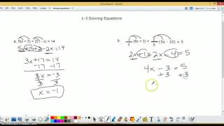 Famous Lesson 1 3 Solving Equations Net Worth