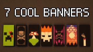 Minecraft : 7 Cool Banner Designs #16 | Tutorial