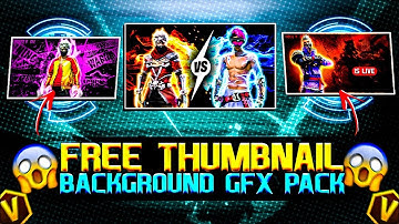 FREE FIRE THUMBNAIL BACKGROUND PACK PART 2 | FREE FIRE GFX PACK | FREE THUMBNAIL BACKGROUND GFX PACK