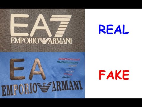 At give tilladelse Snart møbel EA7 shirt real vs fake. How to tell original Emporio Armani 7 t shirt -  YouTube