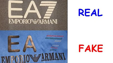 EA7 shirt real vs fake. How to tell original Emporio Armani 7 t shirt