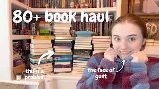 Massive Book Haul!! 80+ books || I have been putting this off for way too long