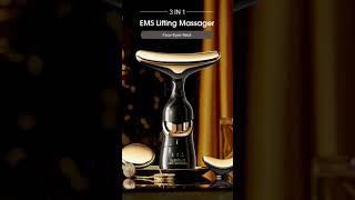 3 IN 1 EMS Face Lifting Massager Neck Firming Eye Massage Skin Fine Lines Beauty Tools.