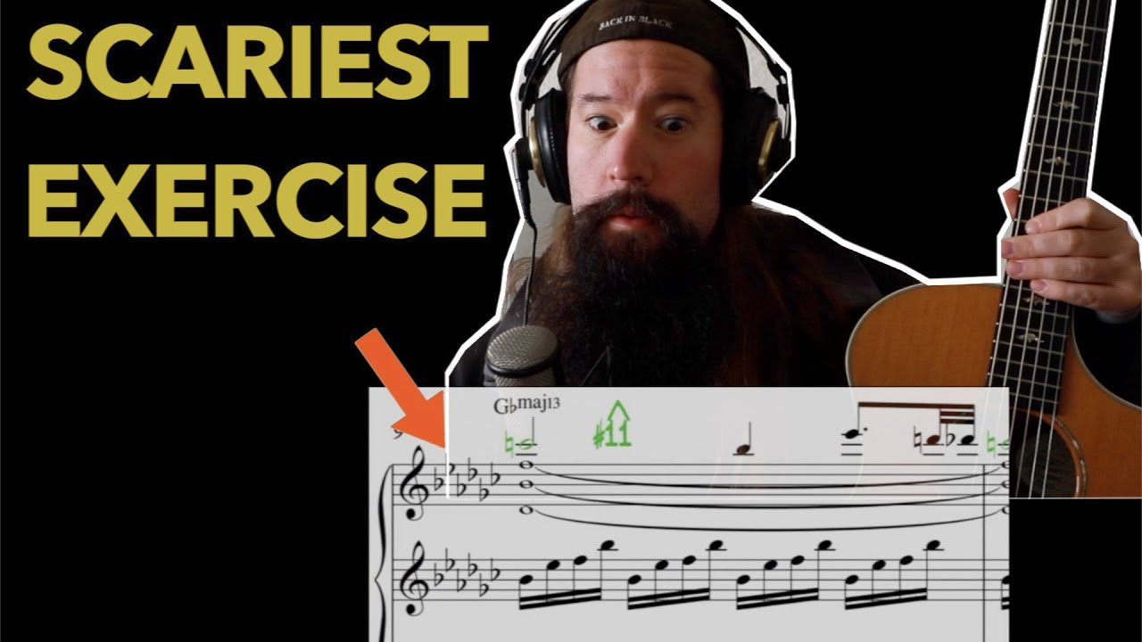 Super SCARY Guitar Sight Reading exercise! - YouTube