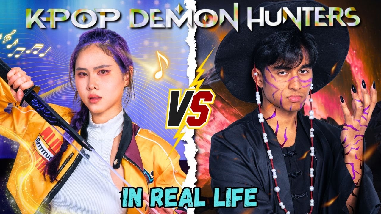 KPOP DEMON HUNTERS in REAL LIFE !
