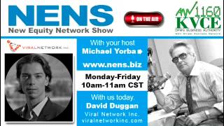 David Duggan, CEO, Viral Network Inc., Seg. 4 6/11/15 New Equity Network Show