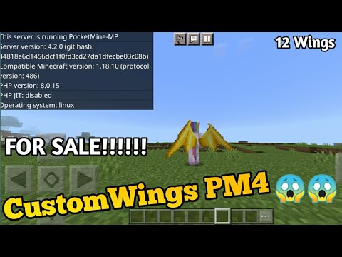 CustomWings PM4 | PocketMine-MP Plugins | Review