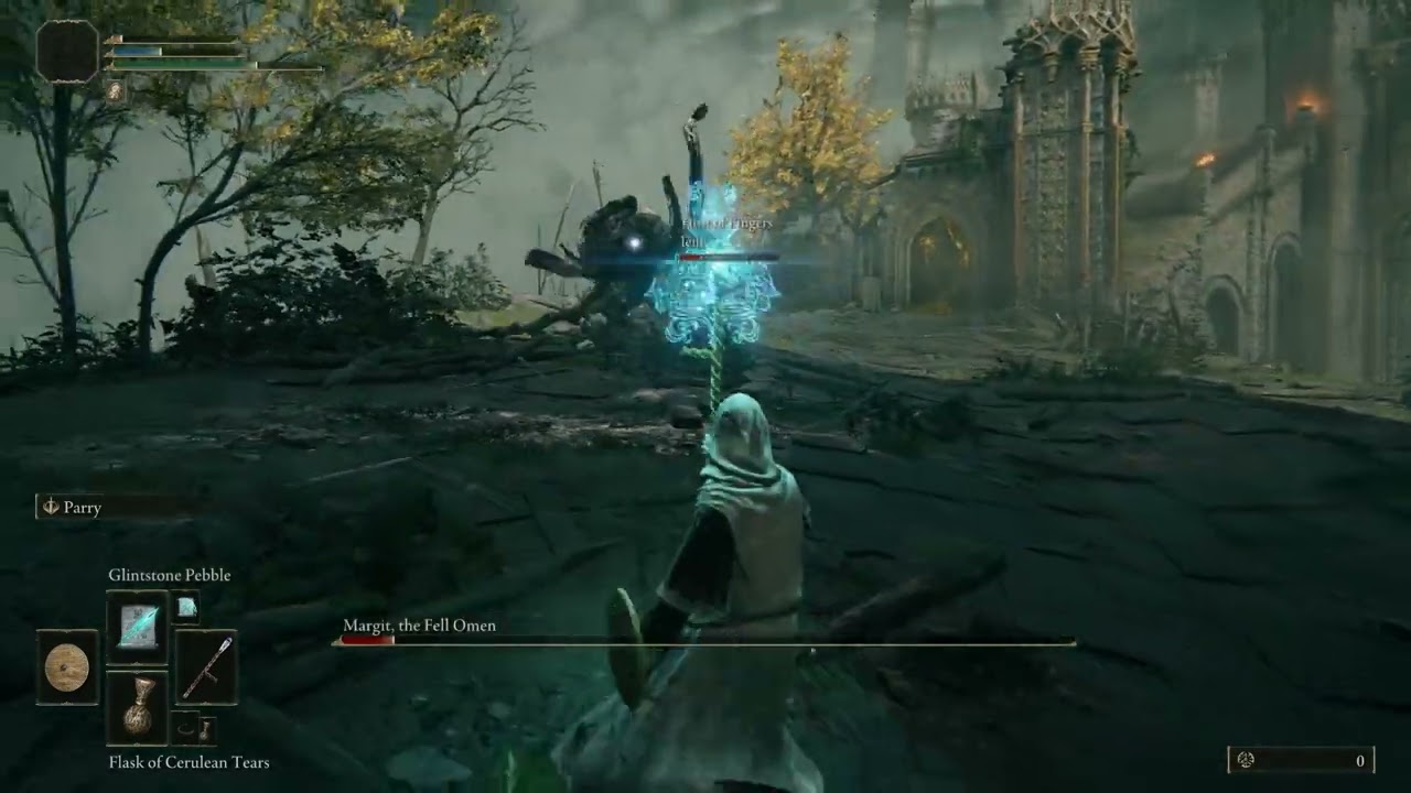 Using THE POWER OF FRIENDSHIP to defeat Margit in Elden Ring