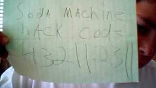 soda machine code