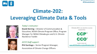 Climate-202 (preview): Leveraging Climate Data & Tools