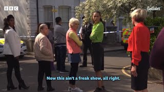 EastEnders Preview- Nicola confronts the square for watching on at the crime scene (6th July 2026)