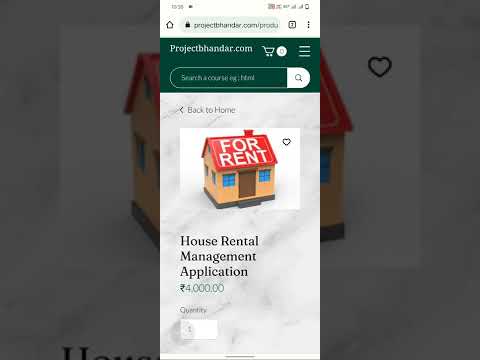 House Rental Management Application | BEST FINAL YEAR PROJECTS FOR IT AND CSE FOR 2022 | buy project