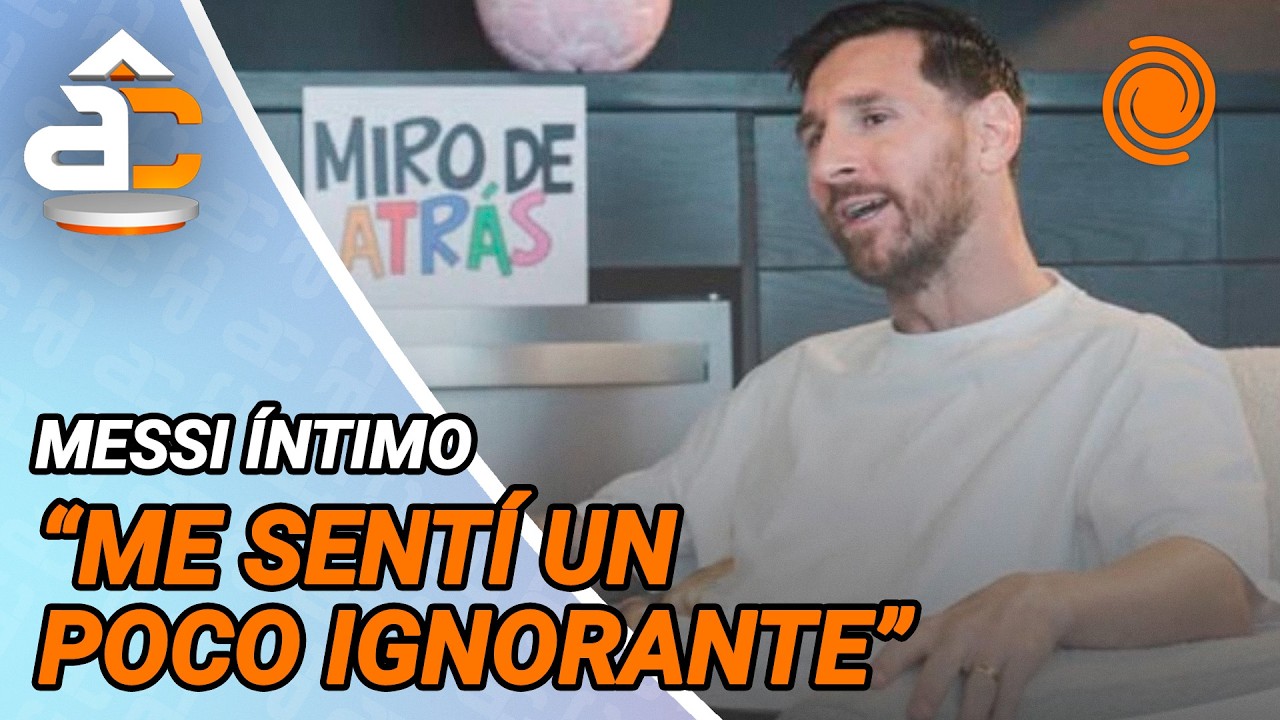 Messi admitió que se "arrepiente un montón" de no haber aprendido inglés