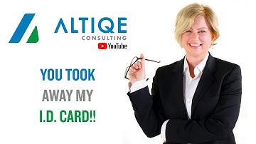 You took away my ID card!!