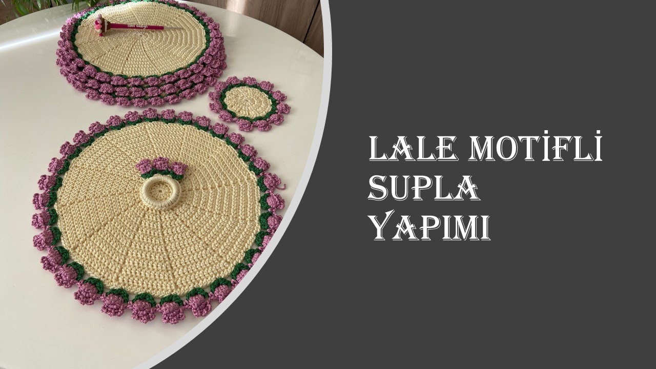 Lale Motifli 🌷 Supla Yapımı çok şık ve kolay model ❗️