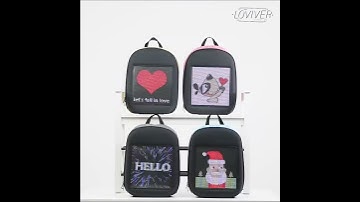 Waterproof WiFi Version Smart DIY LED Screen Dynamic Backpack