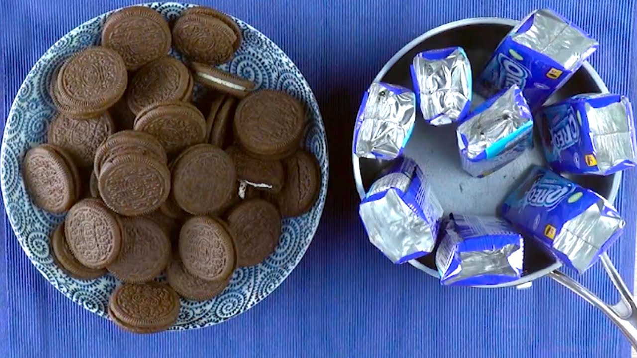 È incredibile cosa puoi preparare con 8 confezioni di biscotti Oreo vuote!  