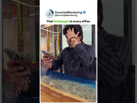 📢 That one Suttapaglu in every office 😂 | Corporate break king 💀 #growup4marketing