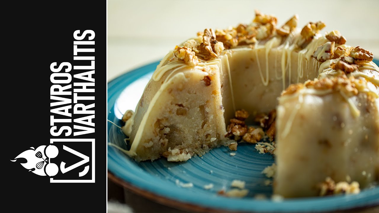 Σιμιγδαλένιος χαλβάς 1-2-3-4 με λευκή σοκολάτα | Σταύρος Βαρθαλίτης