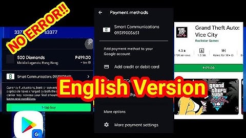 Adding Sim Card Payment Method on Google Play Store With NO ERROR