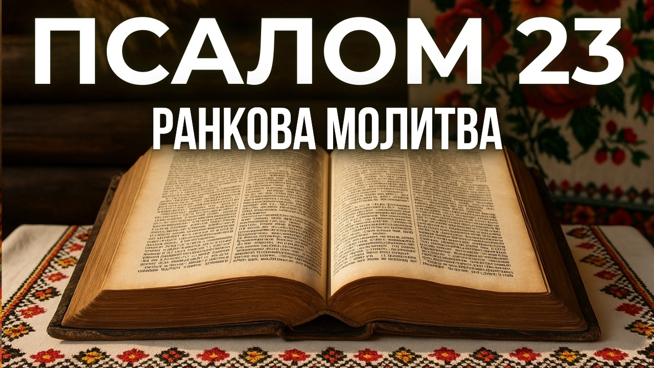 ПСАЛОМ 23 | Хто може зійти на гору Господню? | Ранкова молитва та роздуми