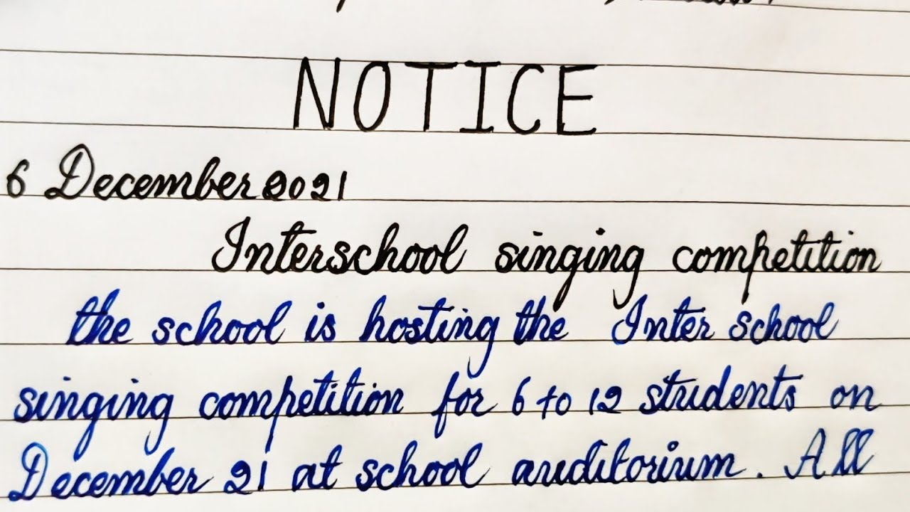 Make notice take notice