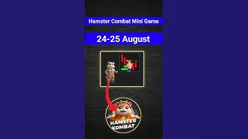 24 August How to Solve Mini Game PUZZLE in Hamster Kombat (100% SOLVED!)