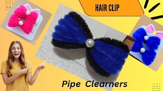 DIY Pipe Cleaner Hair Clip | Easy & Cute Handmade Accessory 🎀