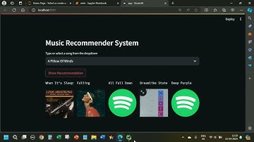Music Recommendation System using Cosine similarity | DSBDA Project | By Anushruti Adhikari