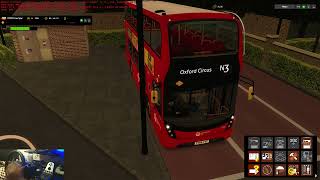 OMSI 2: Route N3 - Anerley Station to Oxford Circus, Map - Add-On London