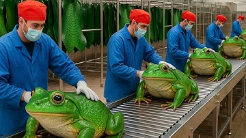 Inside the Frog Leather Factory | How Exotic Skins Become $10,000 Luxury Items (Full Process)