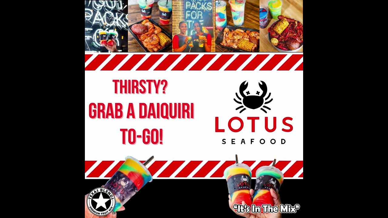 Texas Blends Premium Fruit Mix- Frozen Drinks, Margaritas, Daiquiris, Ice Cream & Smoothies - Lotus